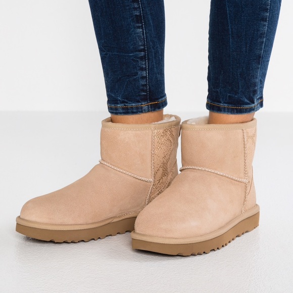 UGG Shoes - UGG Classic Mini Metallic Snake